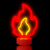 Ночник неоновый детский Fire iLikeGift 151-2022081